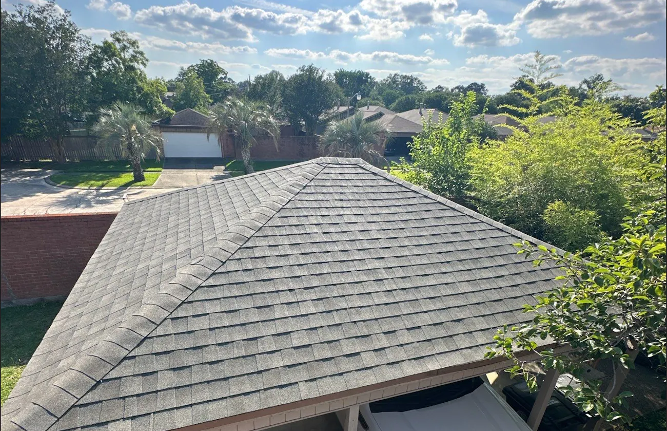 Shingled car port