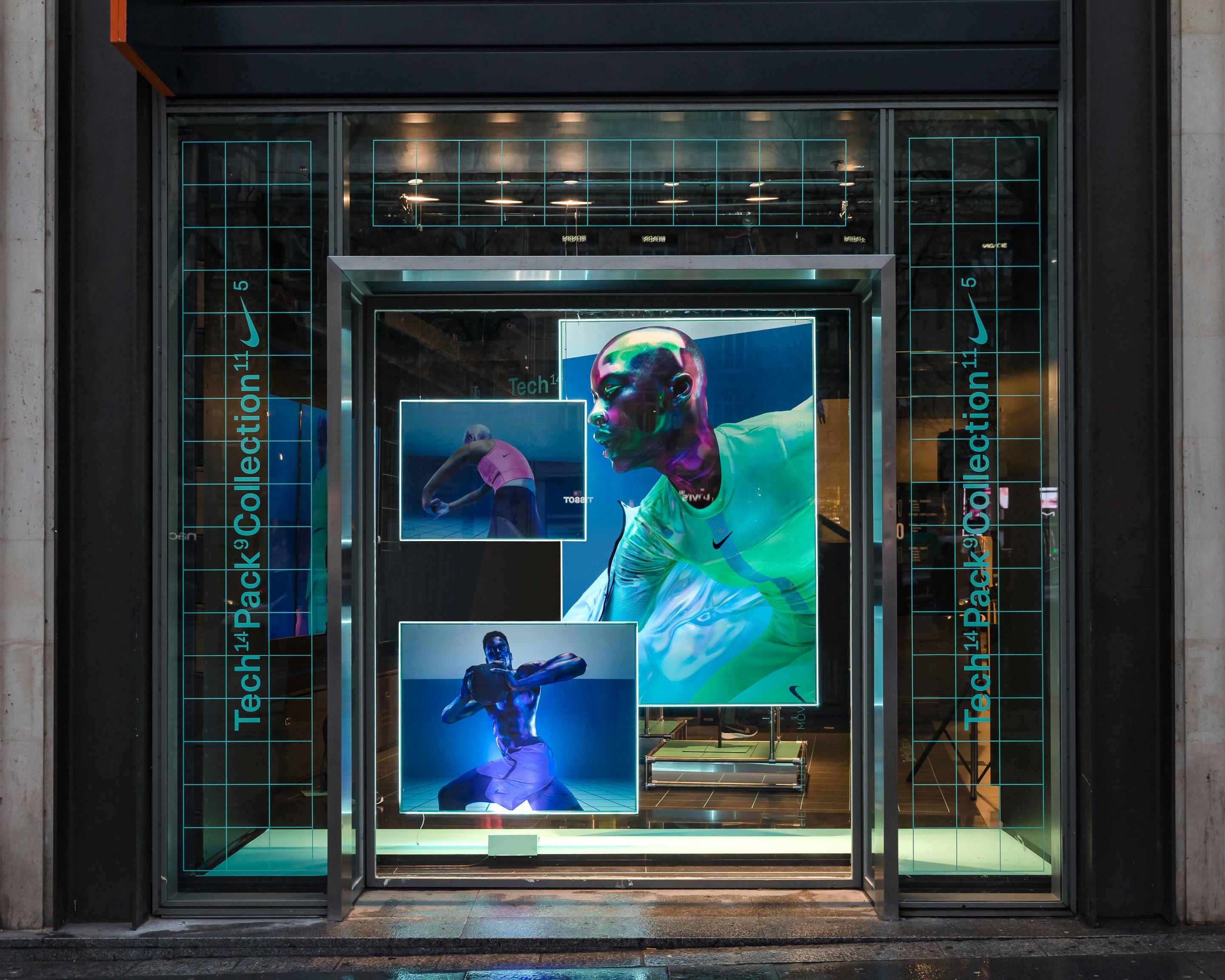 Nike retail design Teck Pack Campaign