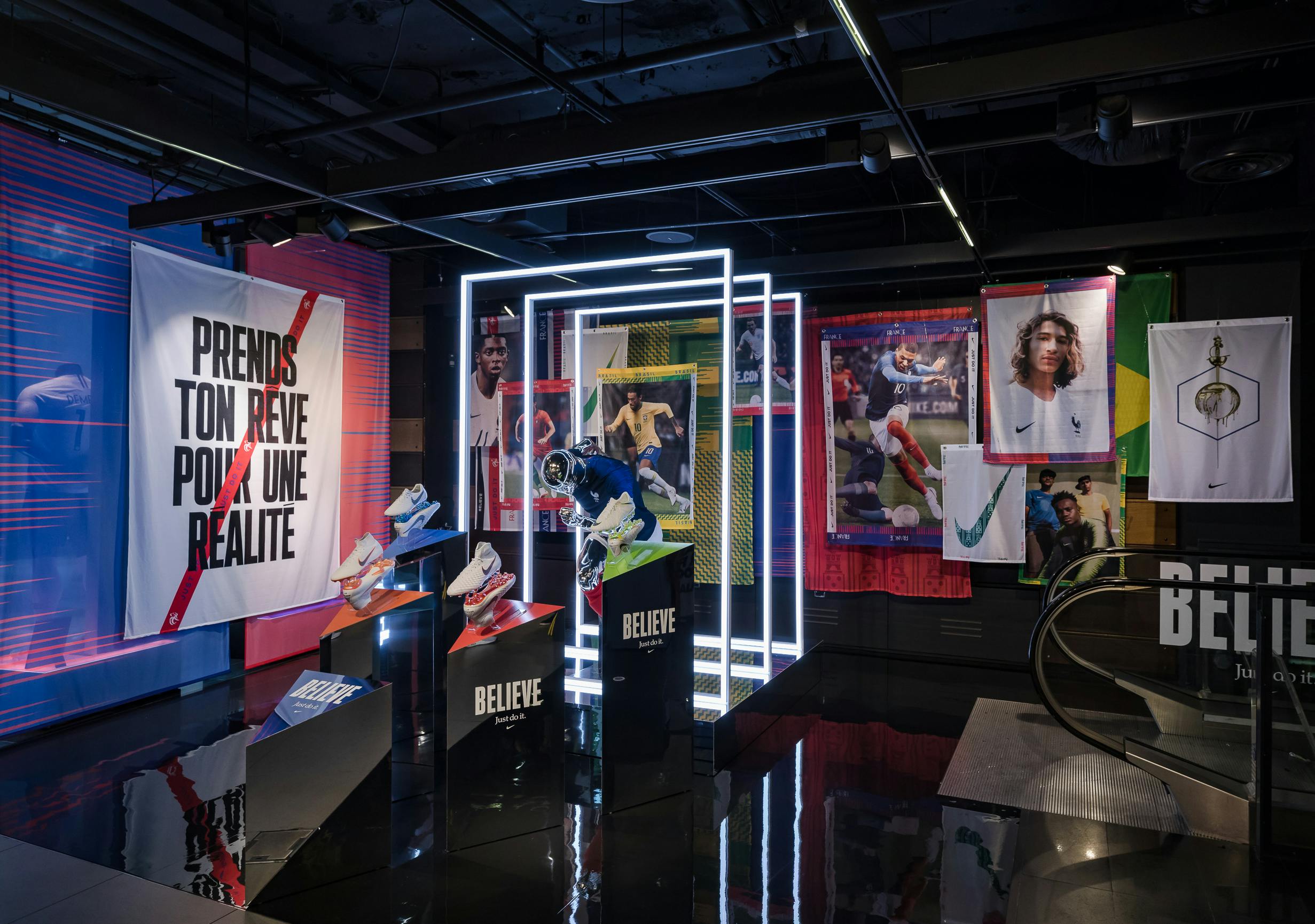 Nike retail design World Cup