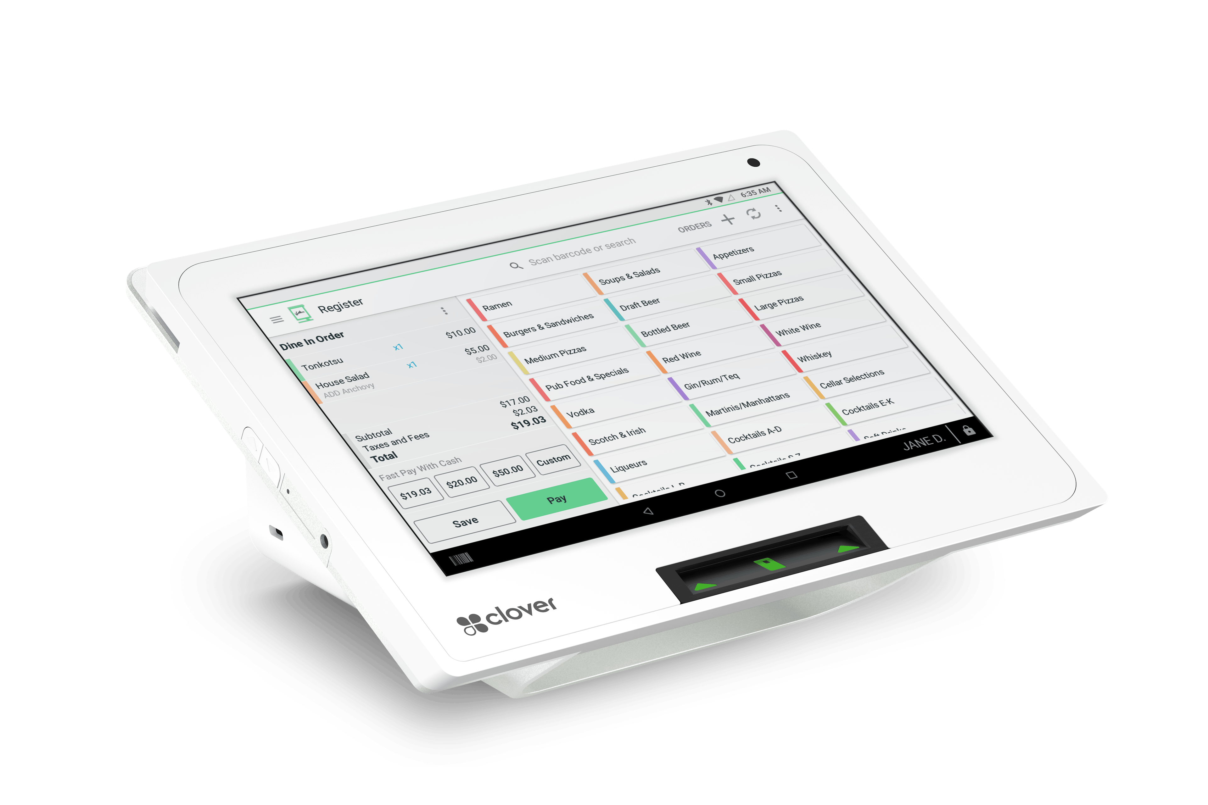 Clover Mini payment system