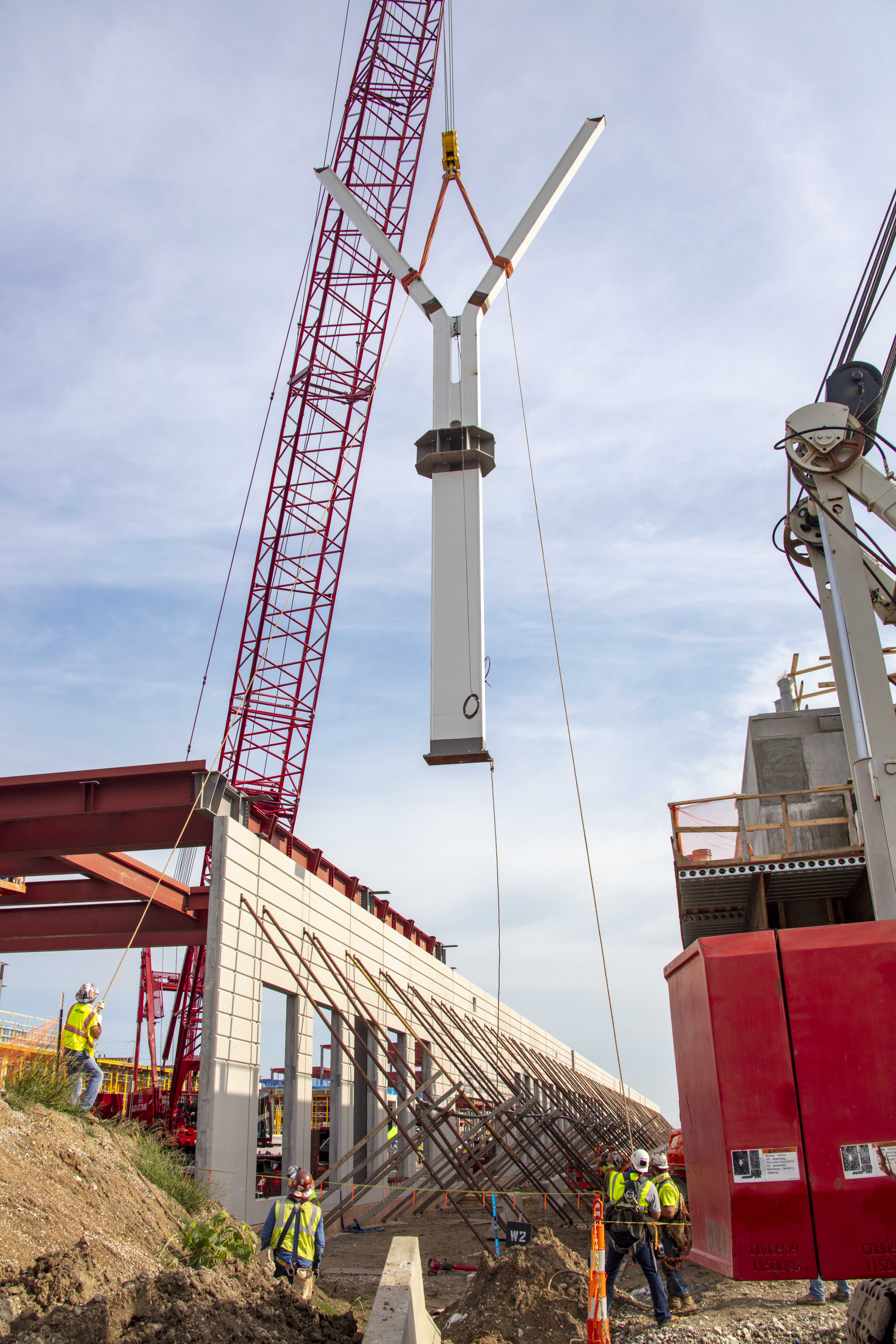 Project Installs First Y-Columns