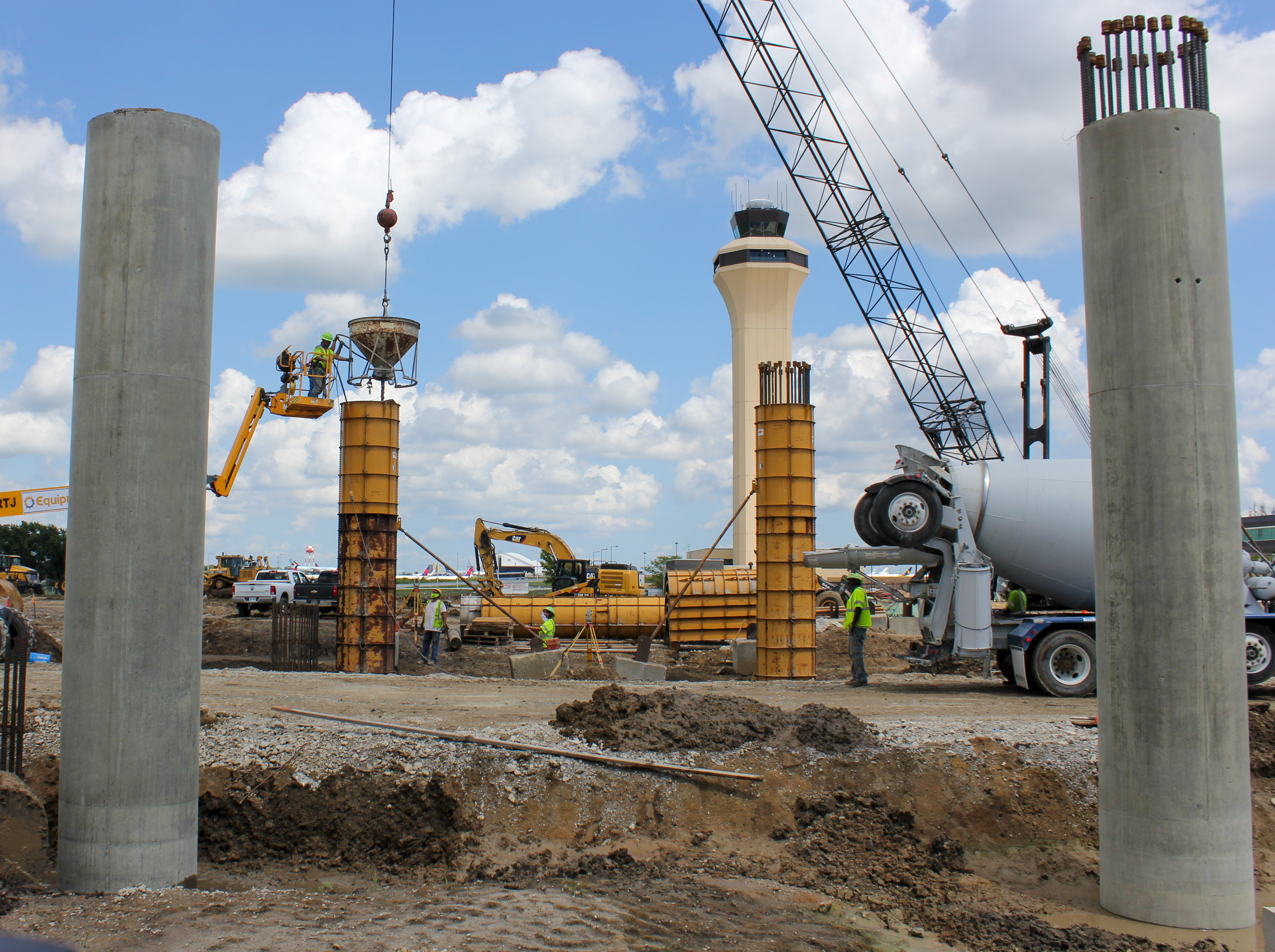 Final Elevated Roadway Columns