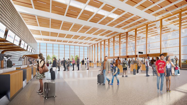 What can you get to eat at the new KCI airport terminal?