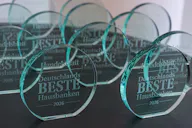 Glas Pokale Deutschlands BESTE Hausbanken 2026