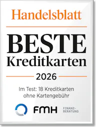 Siegel Beste Kreditkarten 2026 Handelsblatt
