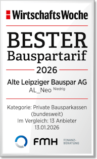 Alte Leipziger Bauspar AG Siegel 2026 - WiWo