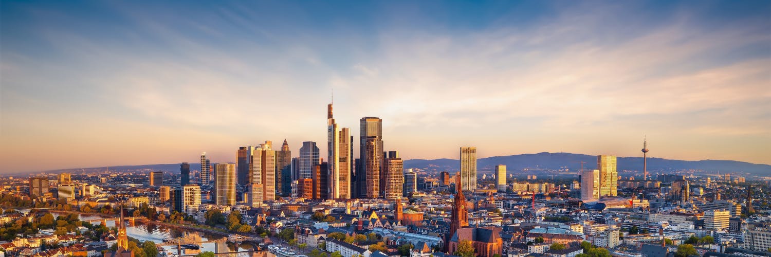 Skyline Frankfurt vom Main