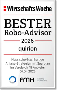 quirion - Bester Robo-Advisor für Sparer 2026