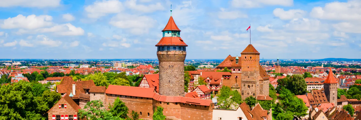 Nürnberg Skyline mit Burg