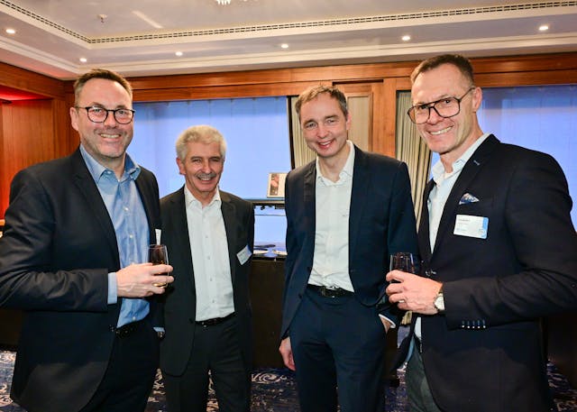 Rainer Wolf (Allianz), Herrmann Roos, Rainer Hagenbucher (Allianz), Andreas Beck (Allianz / LBBW)