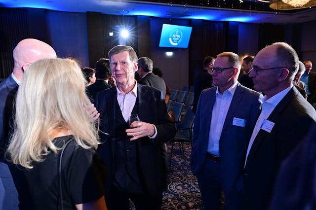 Austausch nach der Preisverleihung