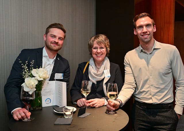 Timm Theil, Mechthild Fischer und Dominik Blechschmidt (DZHyp)