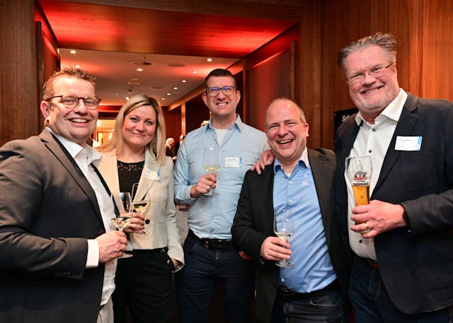 Stefan Schuhmacher, Kerstin Zenn und Stefan Schicketanz (ING), Udo Hirschinger und Christoph Müller (DTW Immobilienfinanzierung)