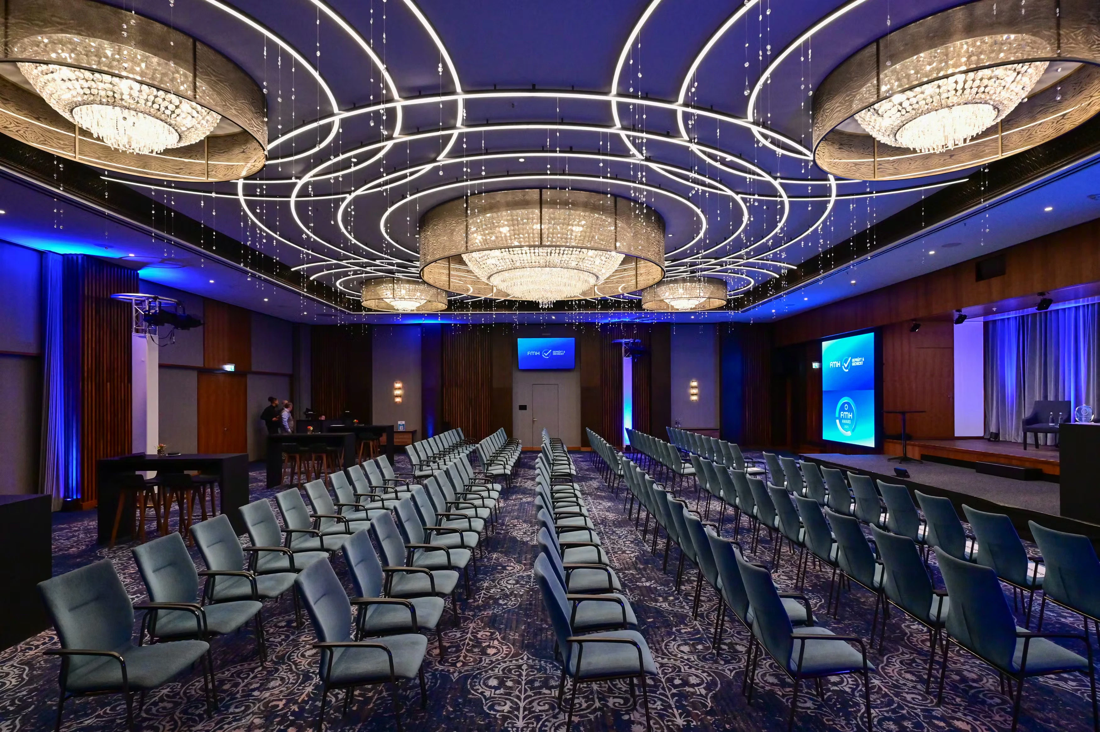 Festlicher Saal für FMH-Award Auszeichnungen