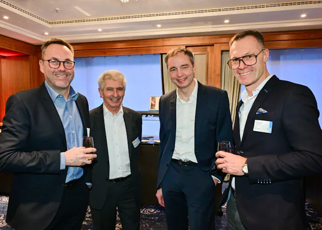 Rainer Wolf (Allianz), Herrmann Roos, Rainer Hagenbucher (Allianz), Andreas Beck (Allianz / LBBW)