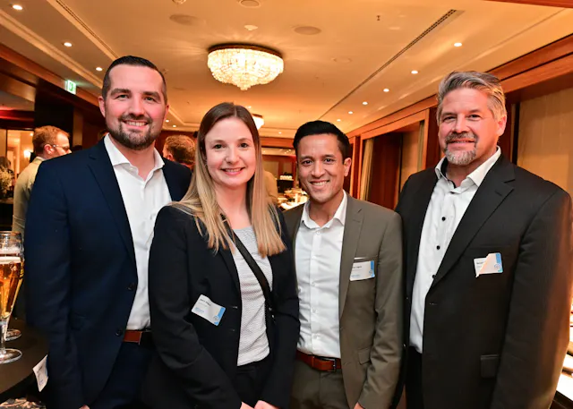 Mathias Mauer (Commerzbank AG), Katrin Siegert (Interhyp AG), Rainer Le Ngoc (Commerzbank AG), Bernd Gefrörer (Interhyp AG)