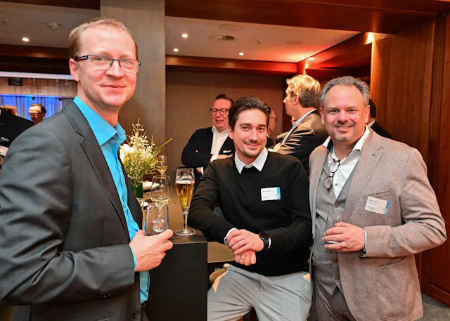 Philipp Heinemann und Robert Lauckner (on-geo GmbH), Marco Leuci (MISSION BAUFI)