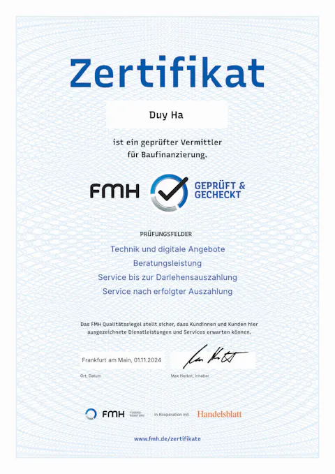 FMH Zertifikat 2
