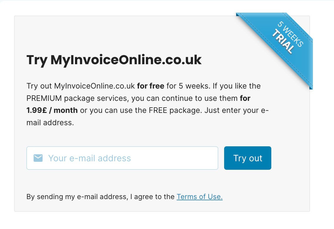 Try MyInvoiceOnline.co.uk
