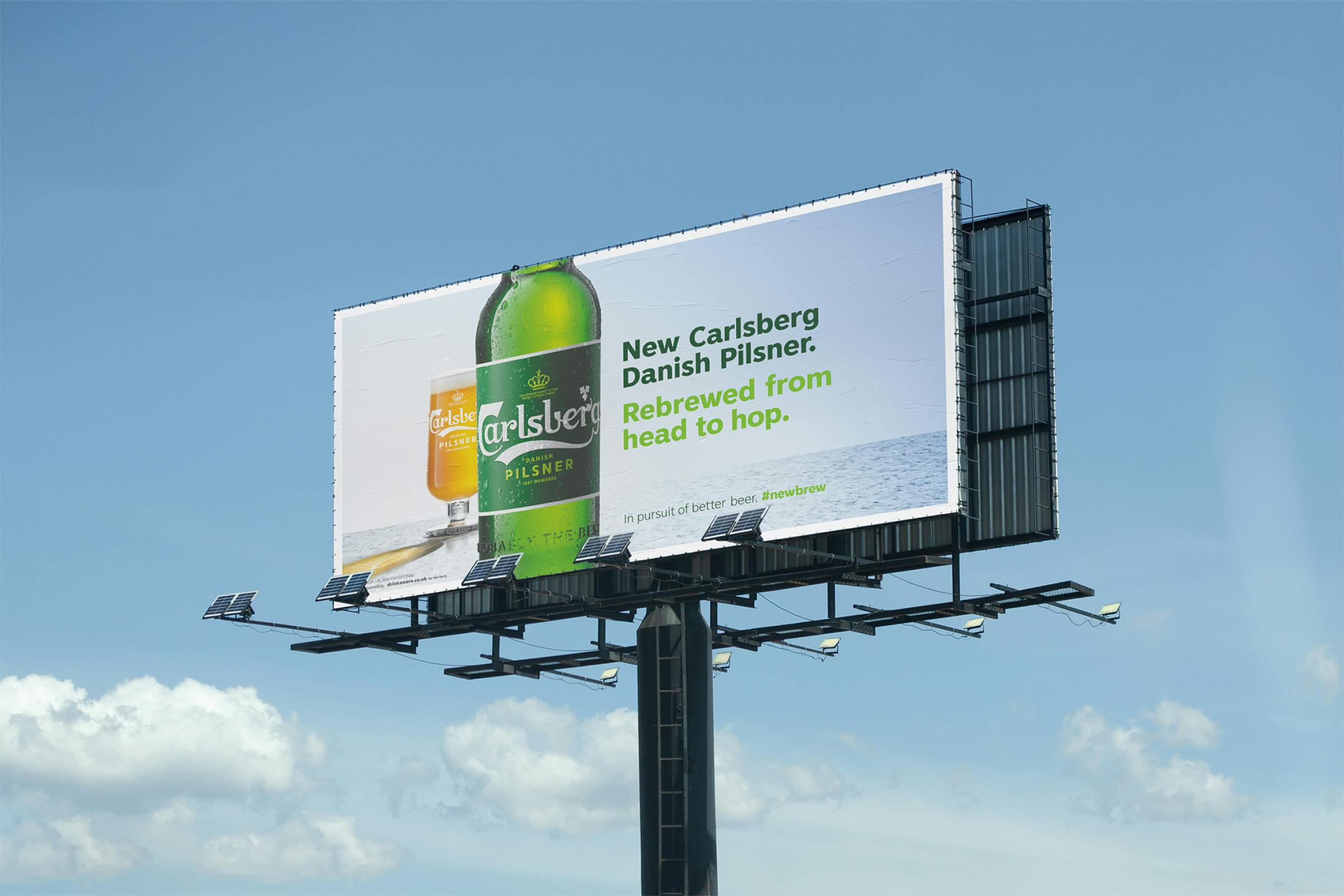 Carlsberg Probably Not Poster Campaign on Billboard