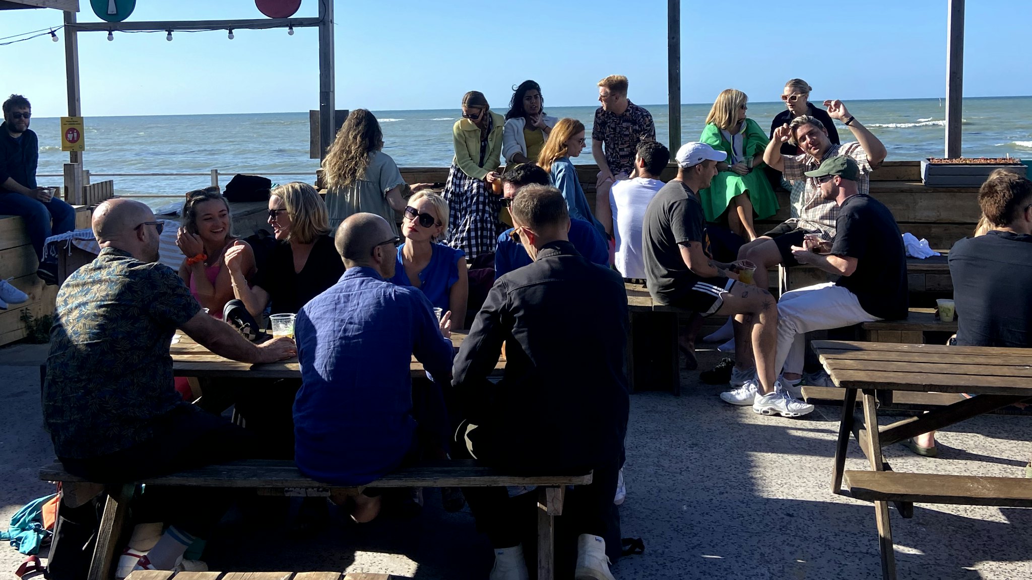 Fold7 employees outside