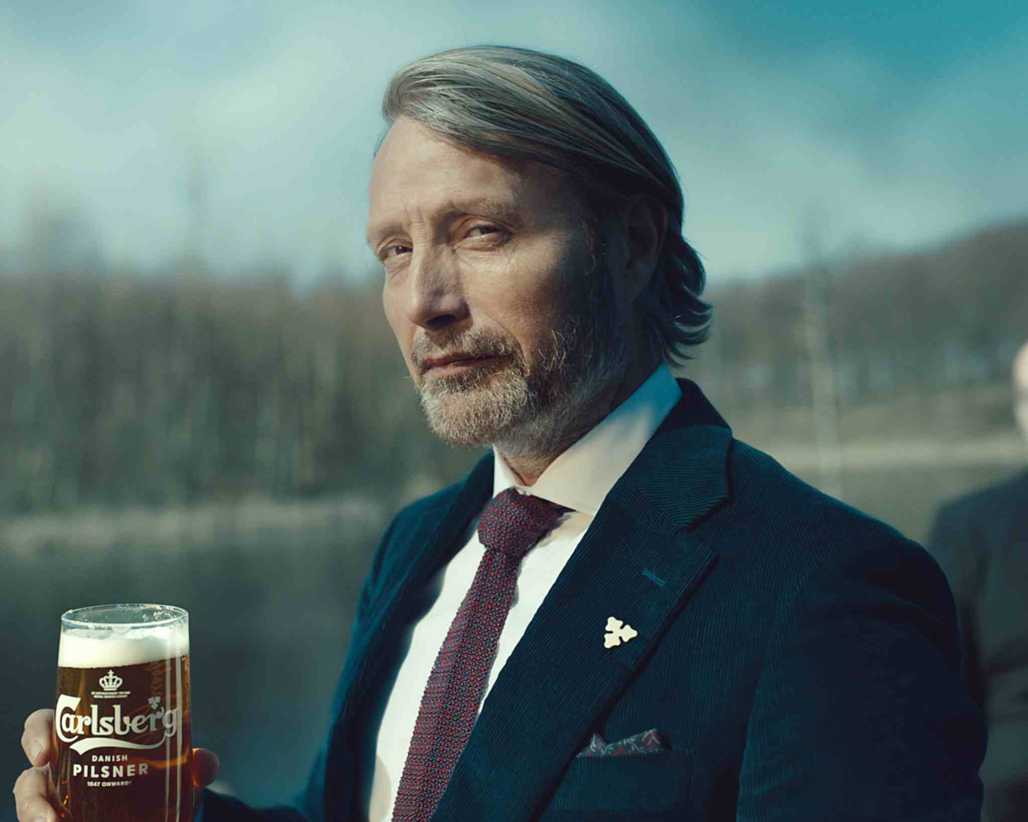 Mads Mikkelsen with a Carlsberg beer - Carlsberg Probably Not