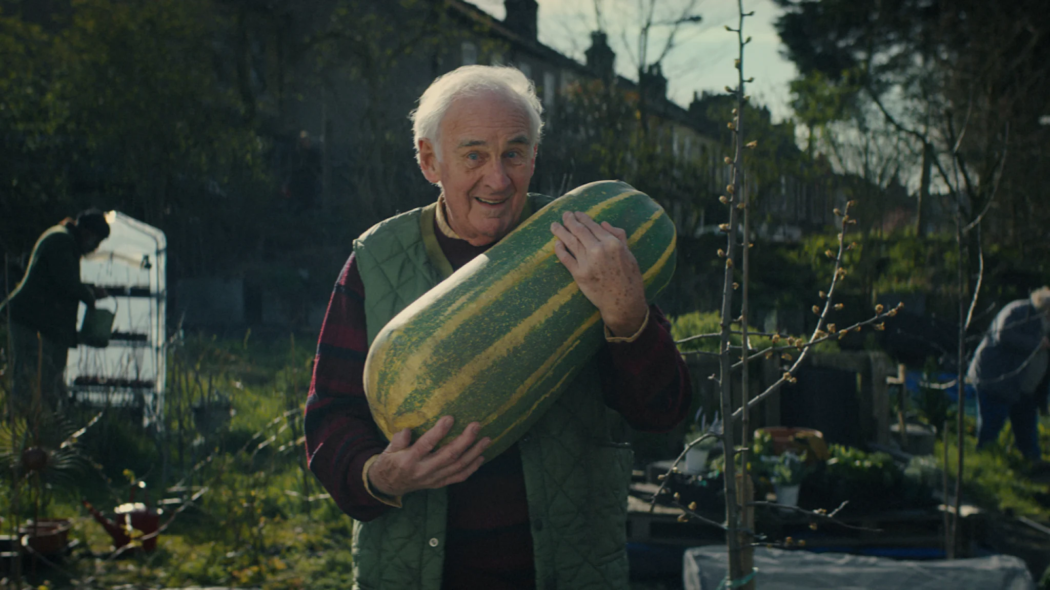 Rightmove The Renter - man with a marrow