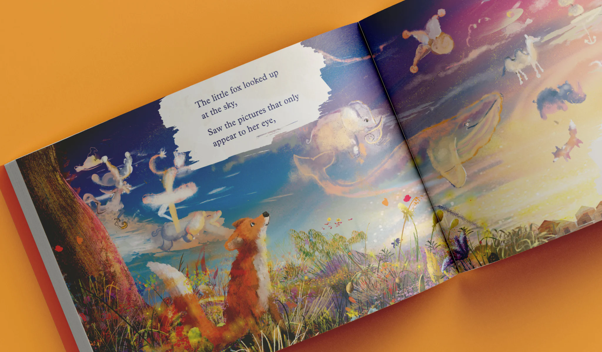 Foxes Don't Paint inside book