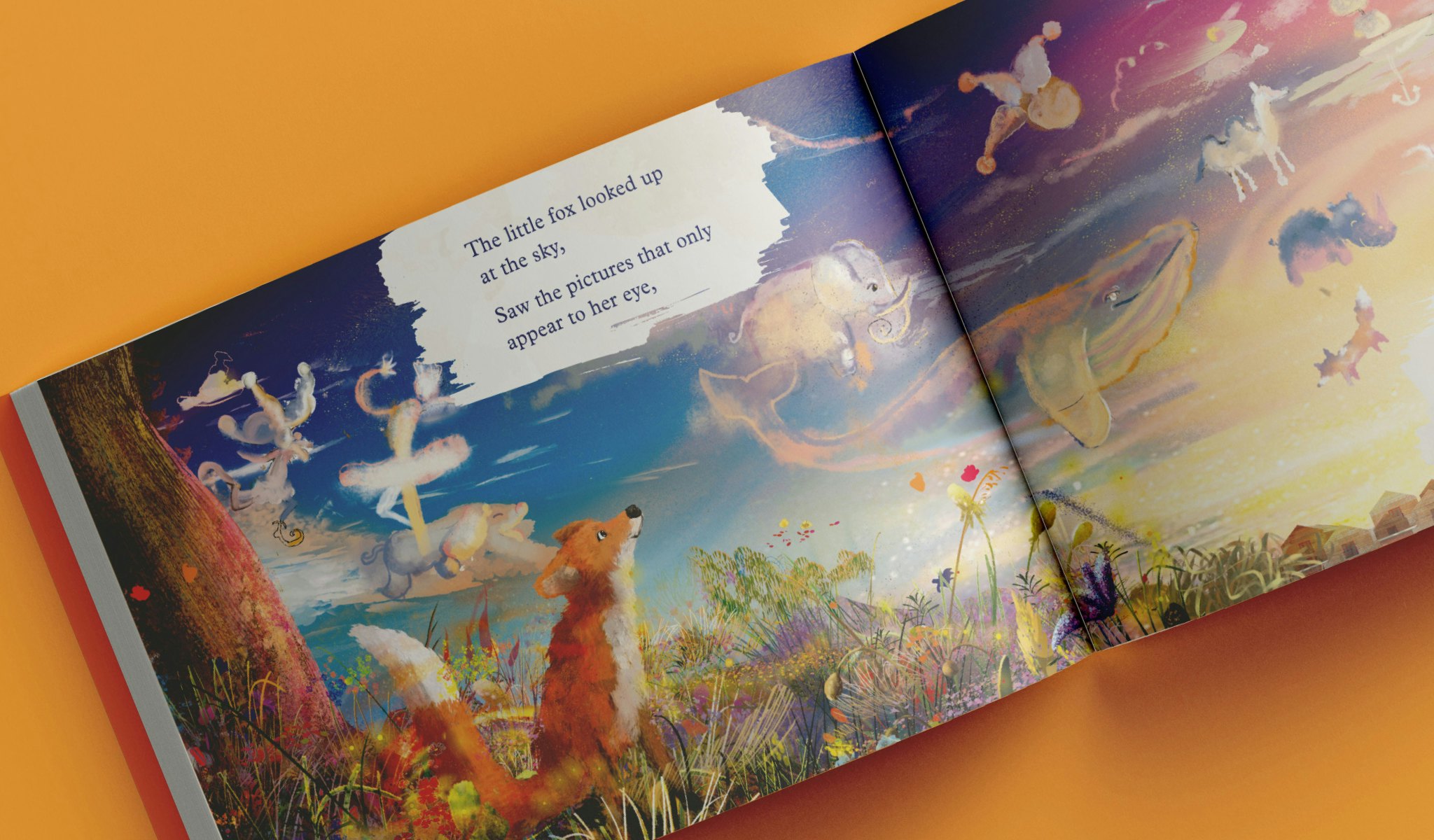 Foxes Don't Paint Book Inside Cover