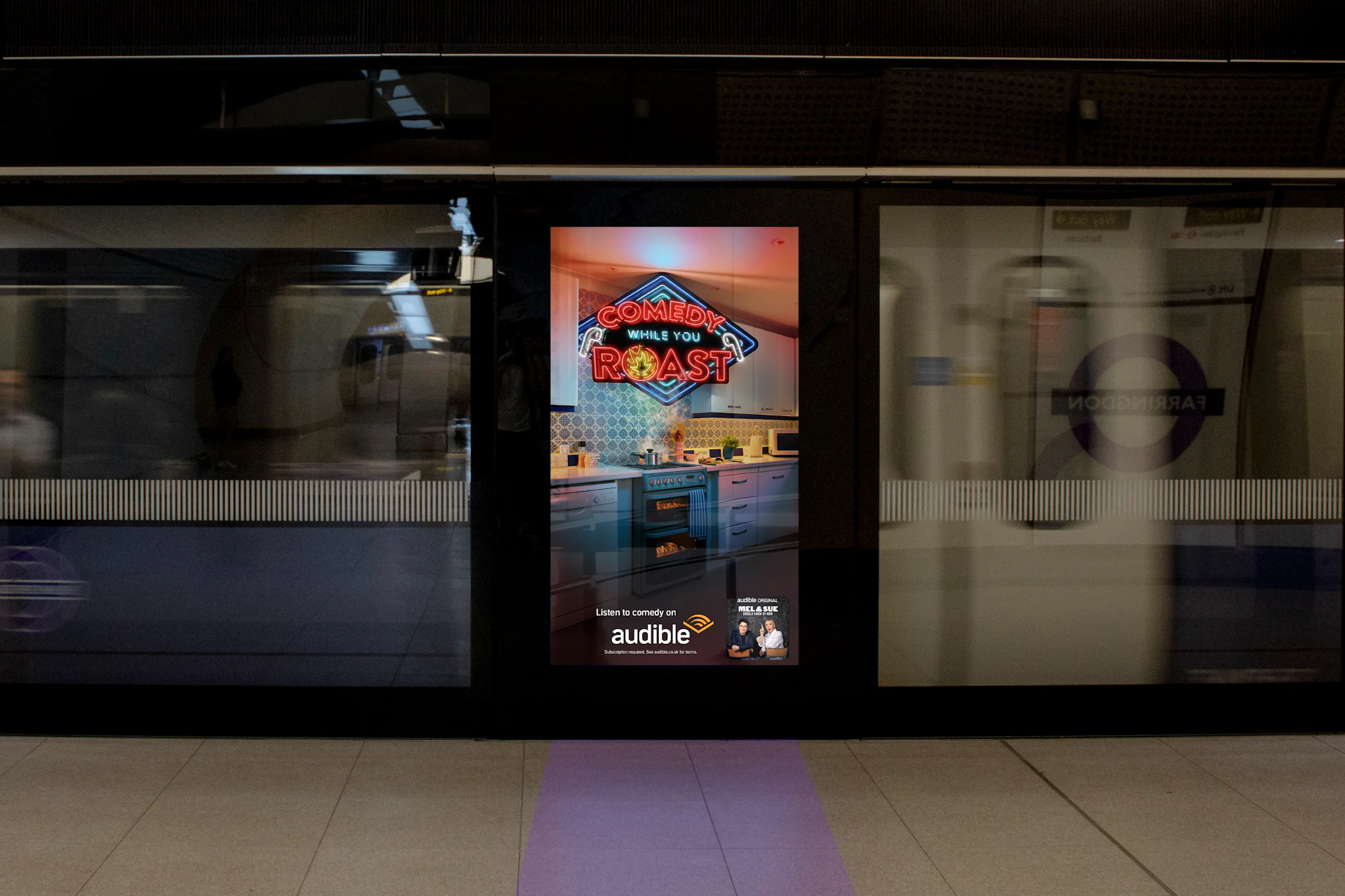 Audible Mr Funny Campaign OOH
