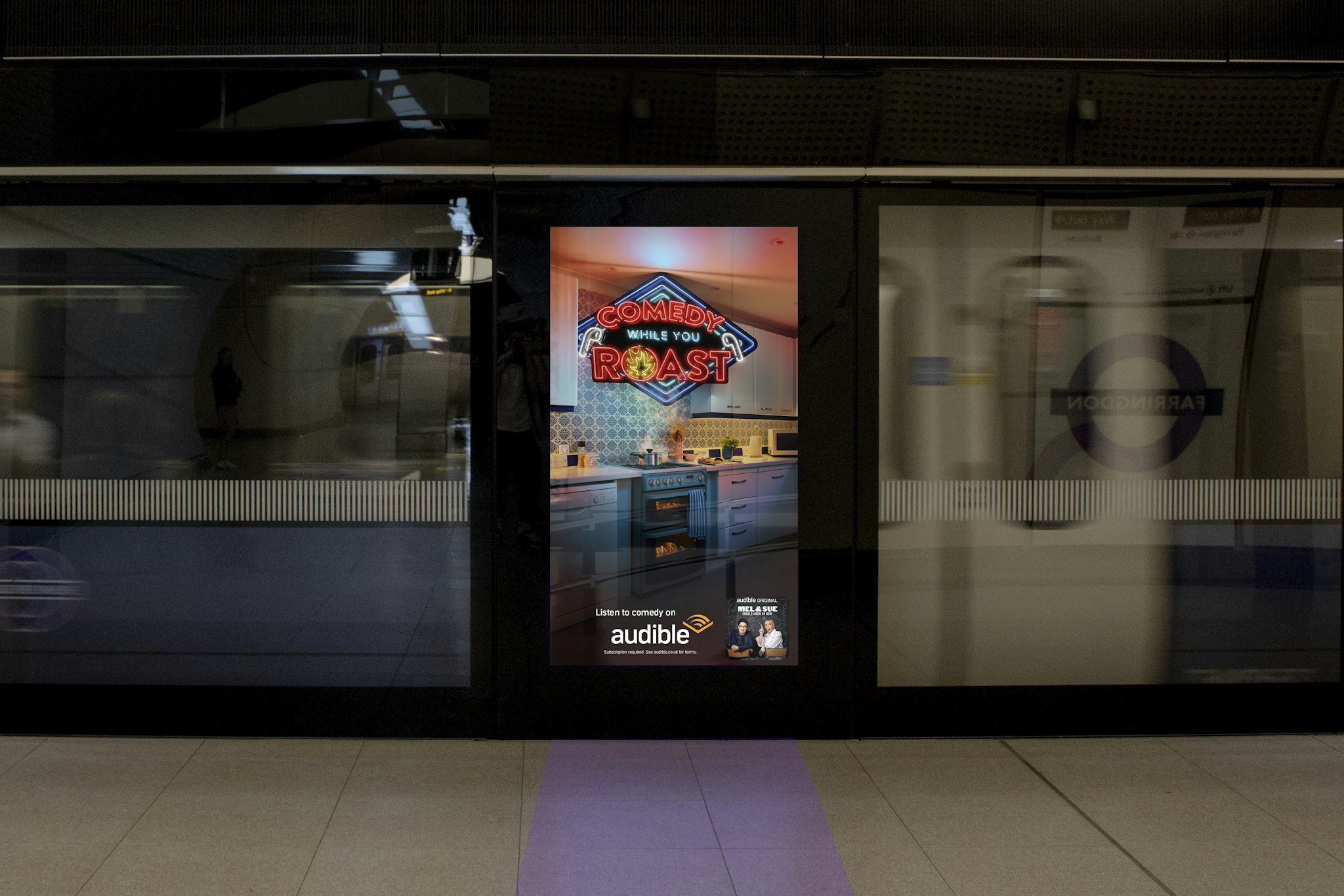 Audible Mr Funny Campaign OOH