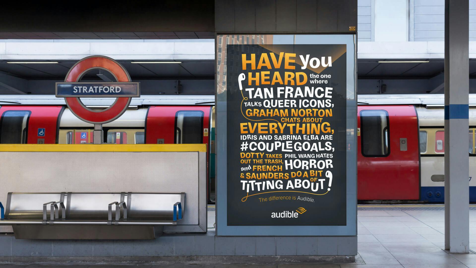 Have you Heard Audible Poster Campaign