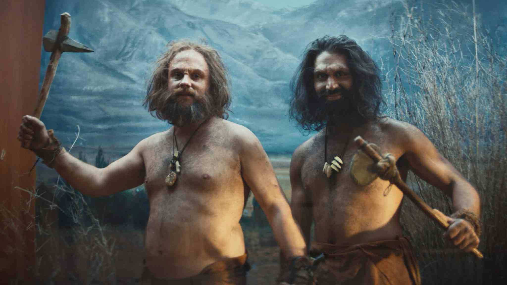 Caveman image from Audible Have You Heard Ad Campaign