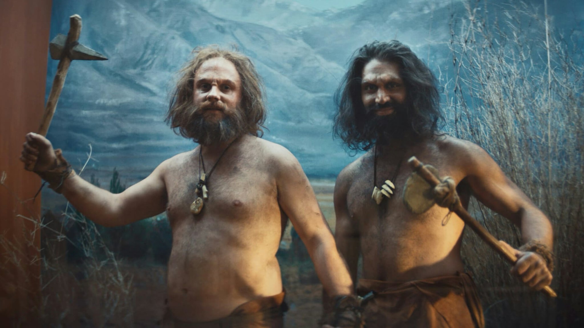 Caveman image from Audible Have You Heard Ad Campaign