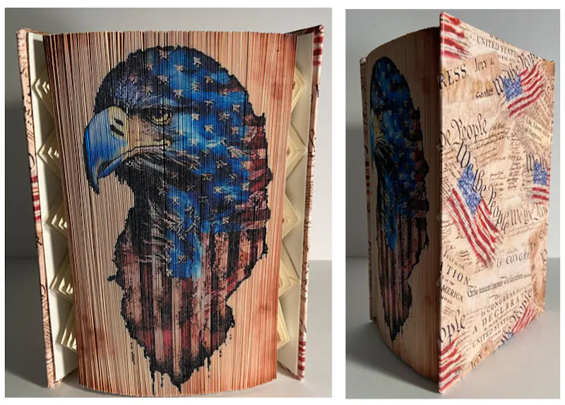 Fore-edge photo strip - American Eagle
