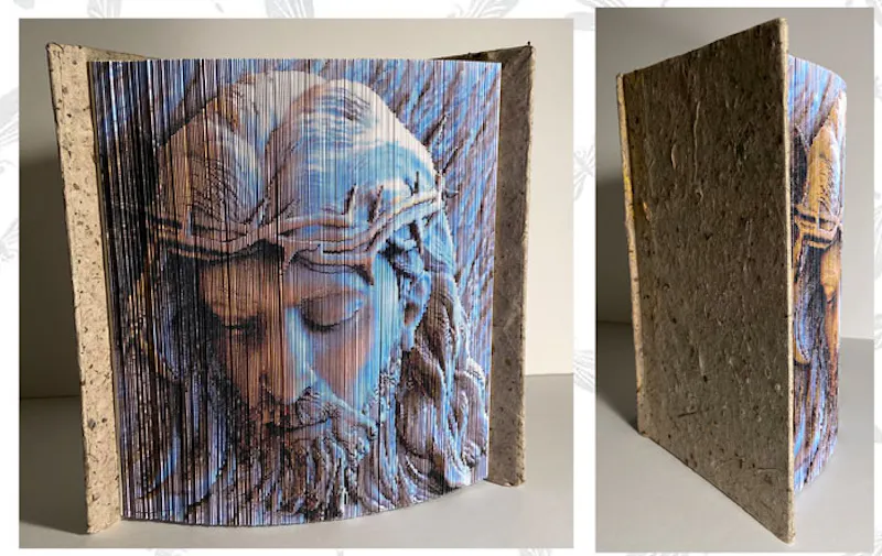 Jesus Fore-edge photo strip book