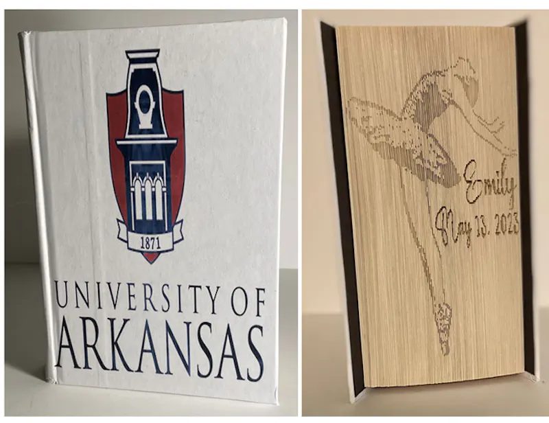 Commissioned book for graduation gift