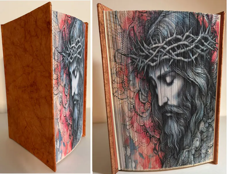 Photo Strip fore edge pattern