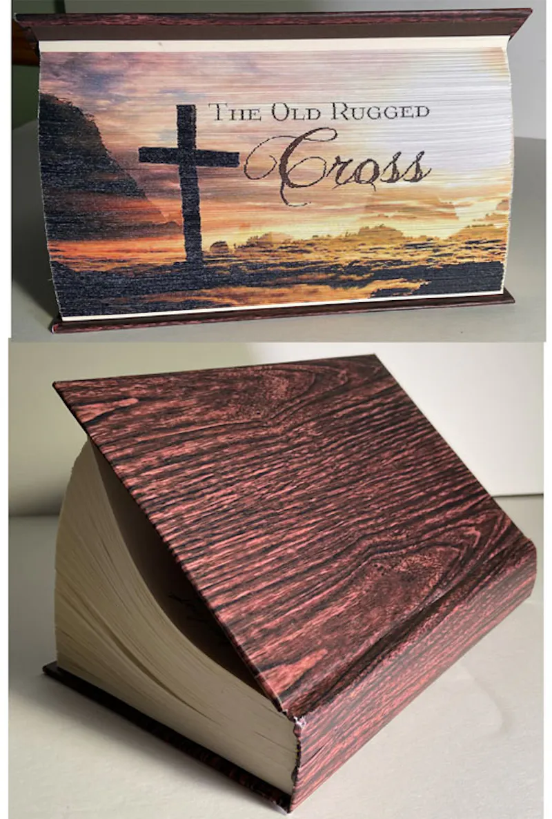 The Old Rugged Cross Fore-edge Photo Strip