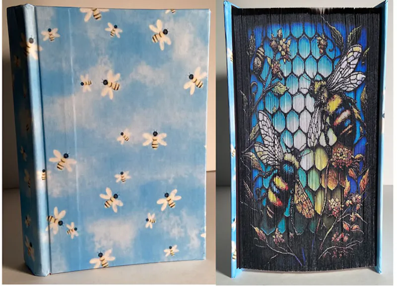 Stained Glass Bees