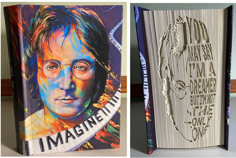 John Lennon Imagine - Cut and fold