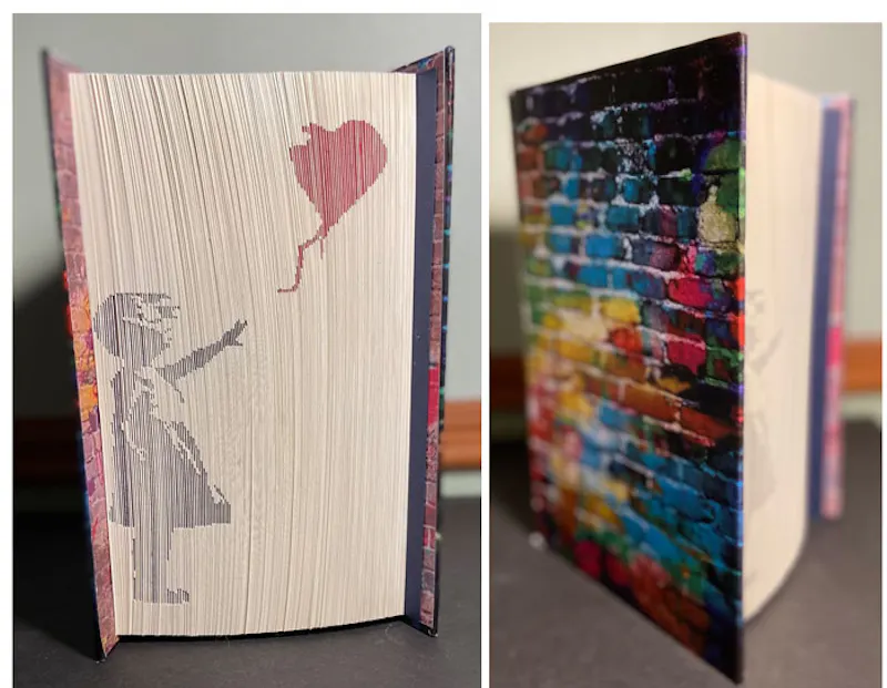 Shadow Fold Banksy Balloon Girl