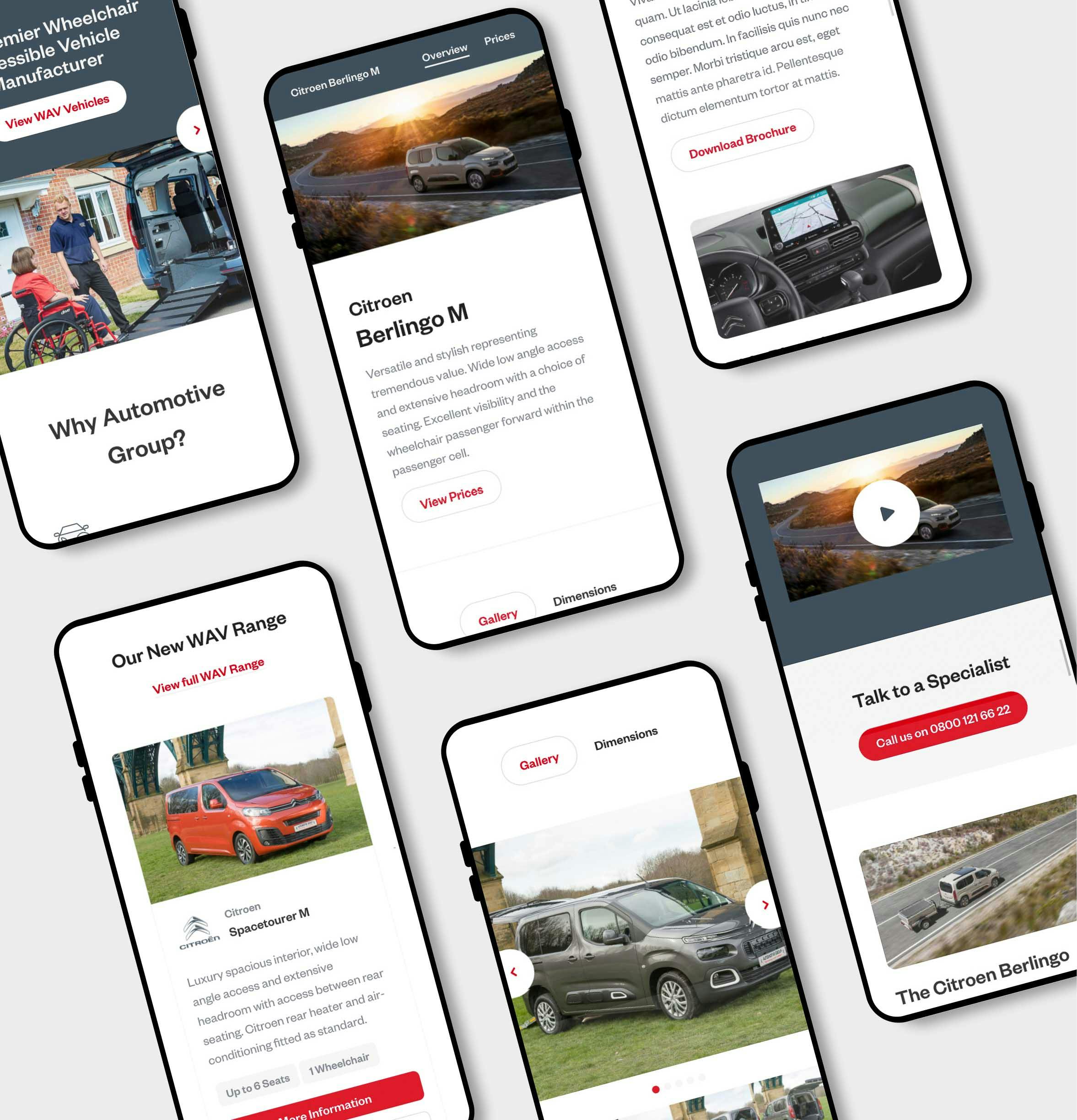 car dealership web design