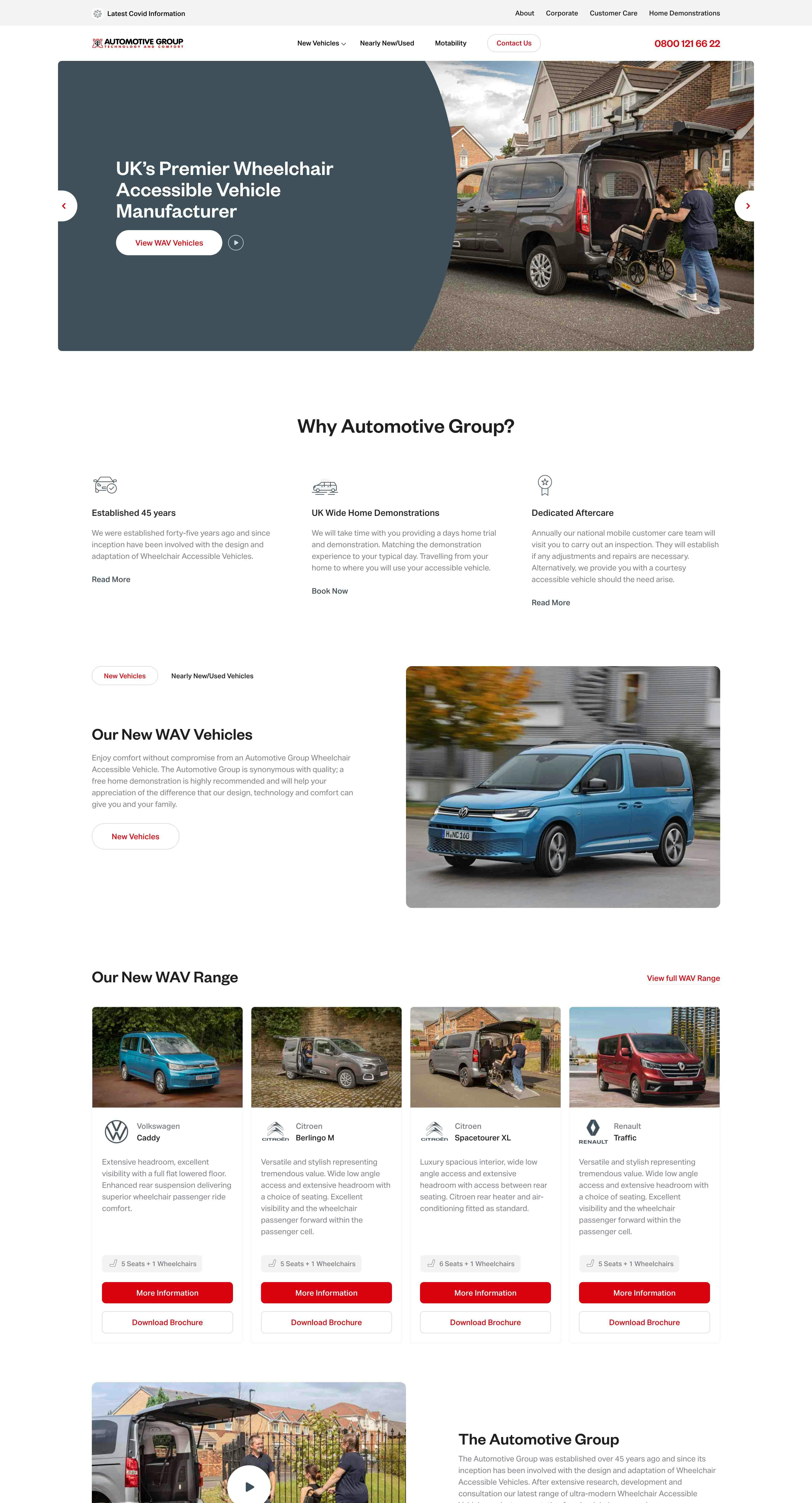 automotive website design