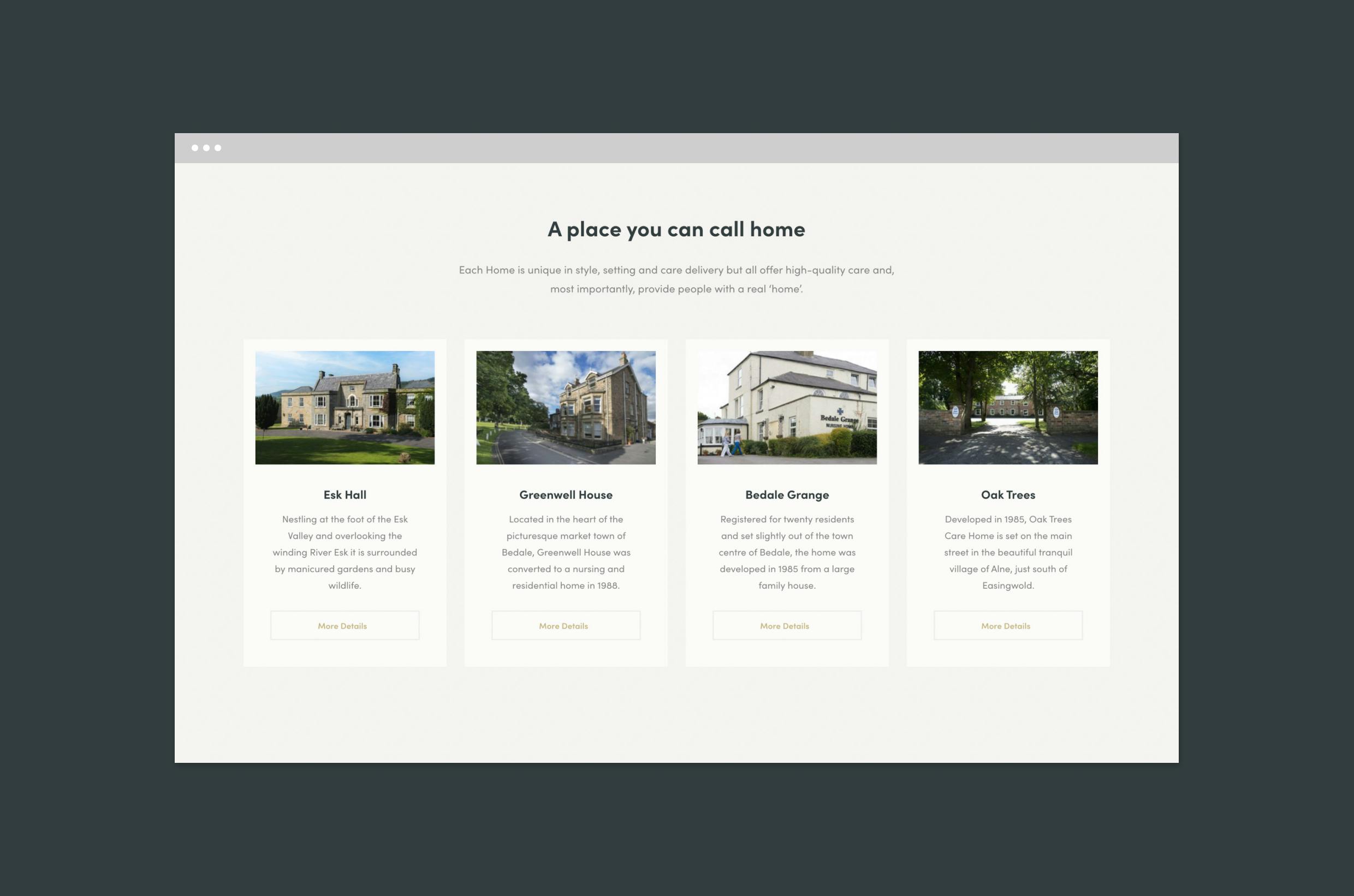 care homes