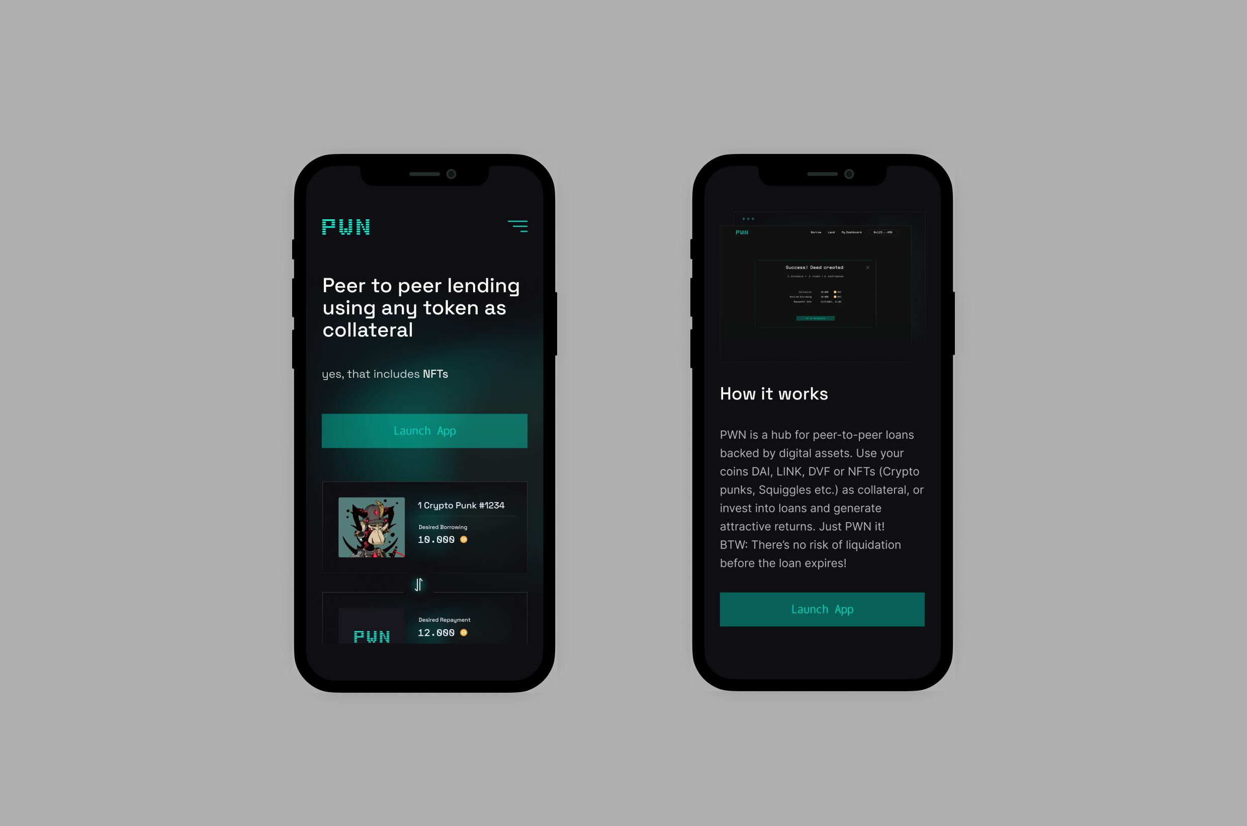 web 3 mobile design