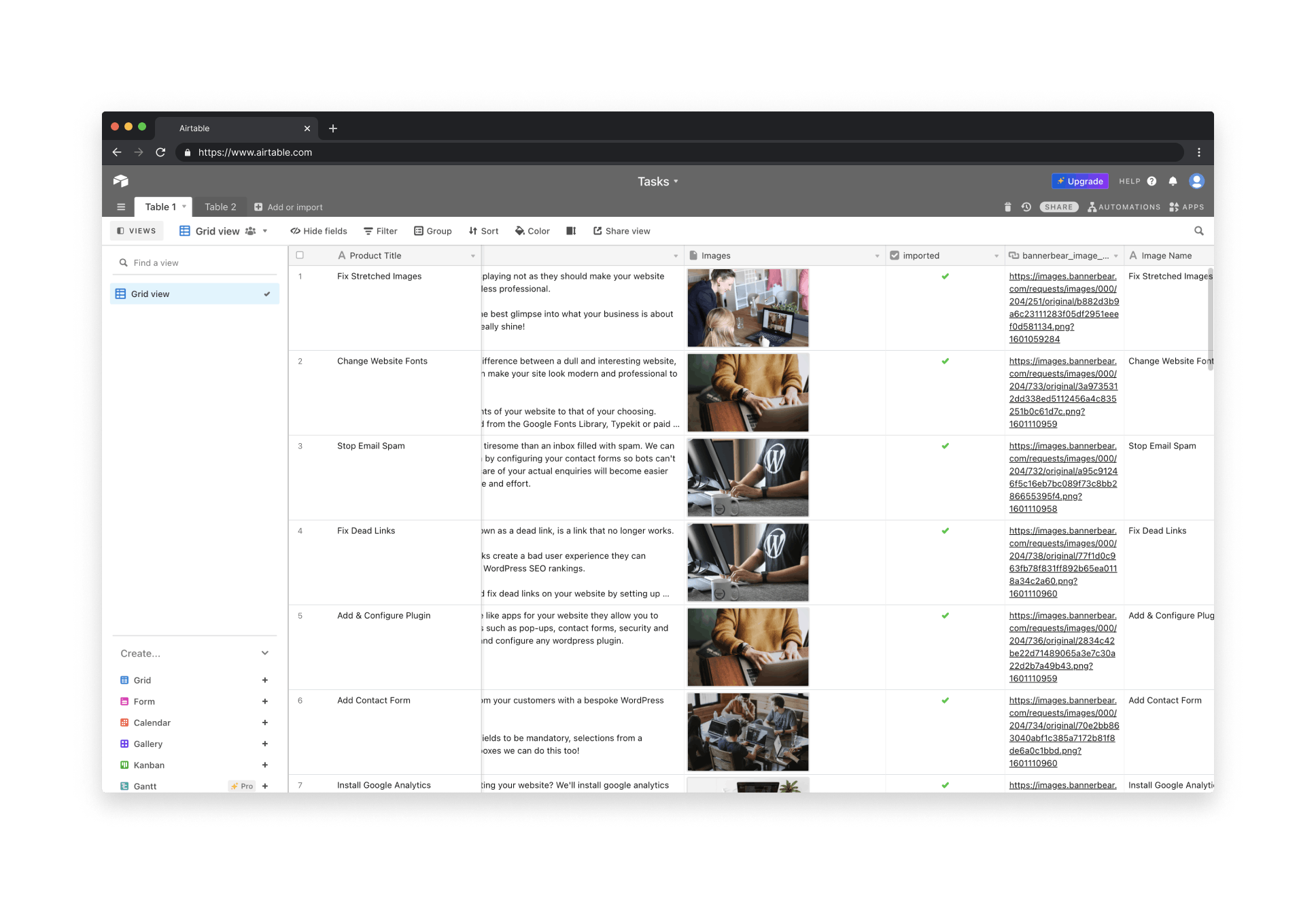 airtable integration