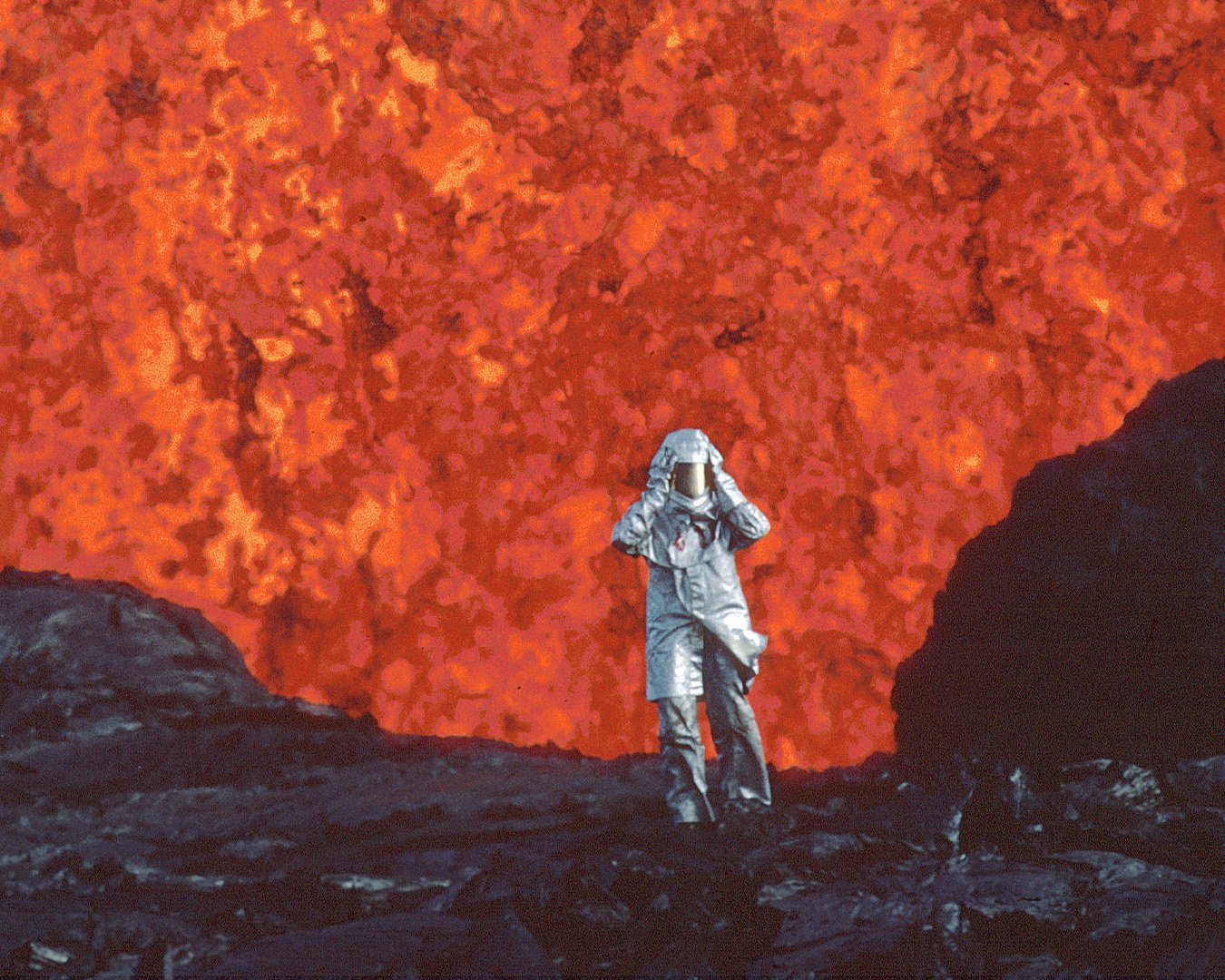 Still from film Fire of Love