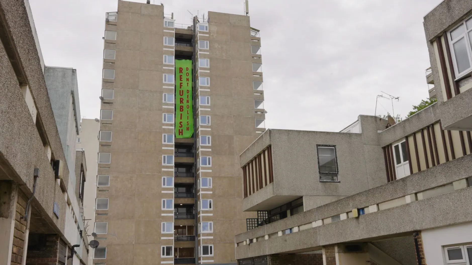 a tower block in London