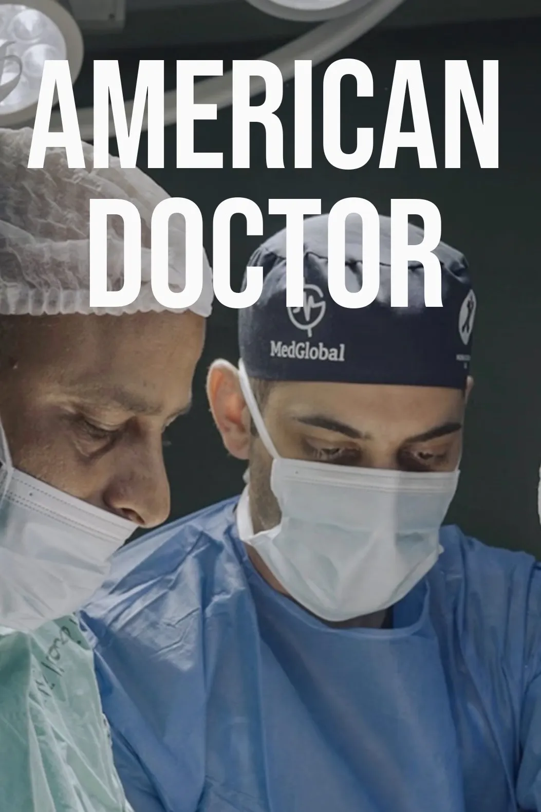 Doctor operating in a theatre